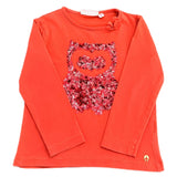 t-shirt orange fille SOMEONE 98 cm