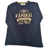 t-shirt bleu Kaporal 140 cm