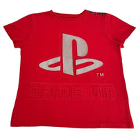 t-shirt rouge palystation 122 cm