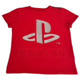 t-shirt rouge palystation 122 cm