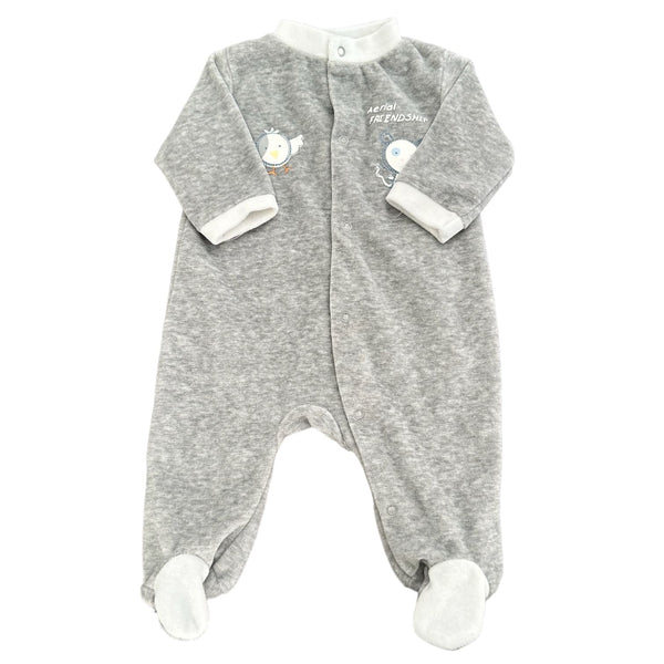 pyjama gris bébé garçon 56 cm 1 mois